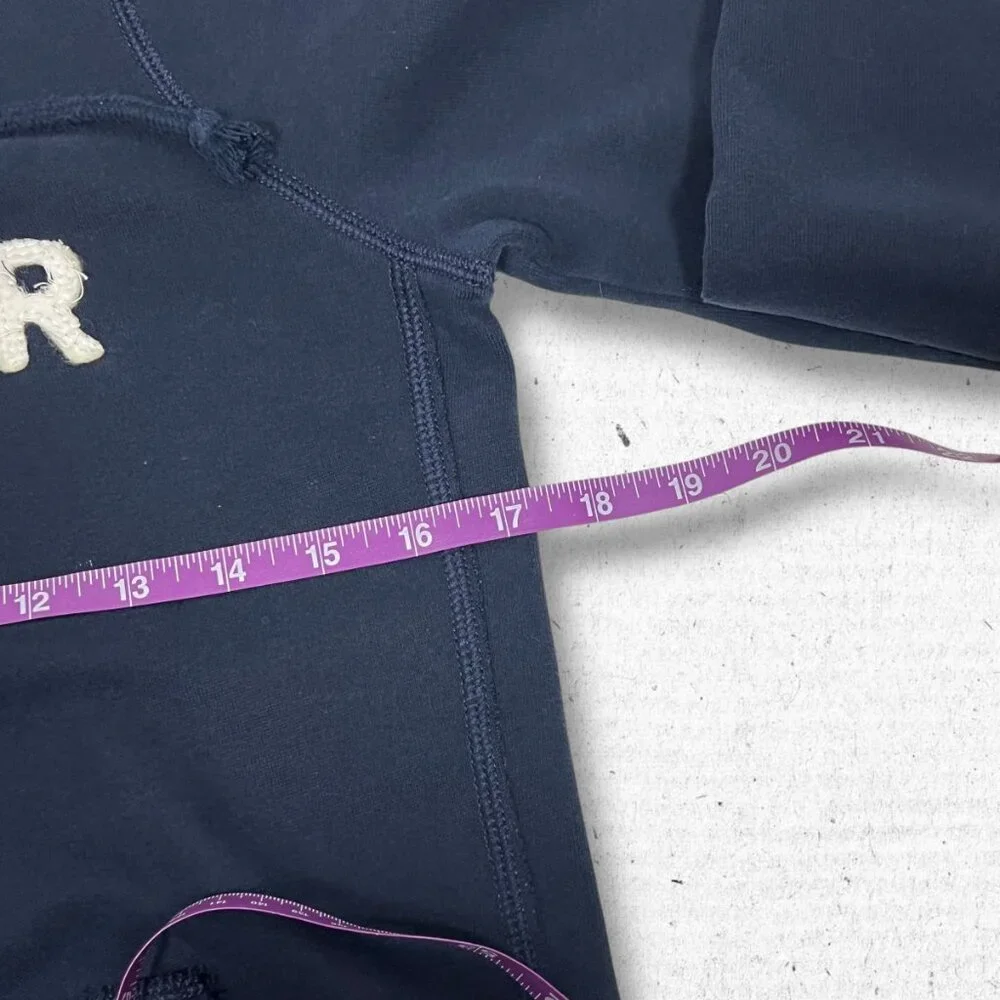 Vintage Y2K 2000s Hollister Dark Blue Hoodie - Picture 4 of 5